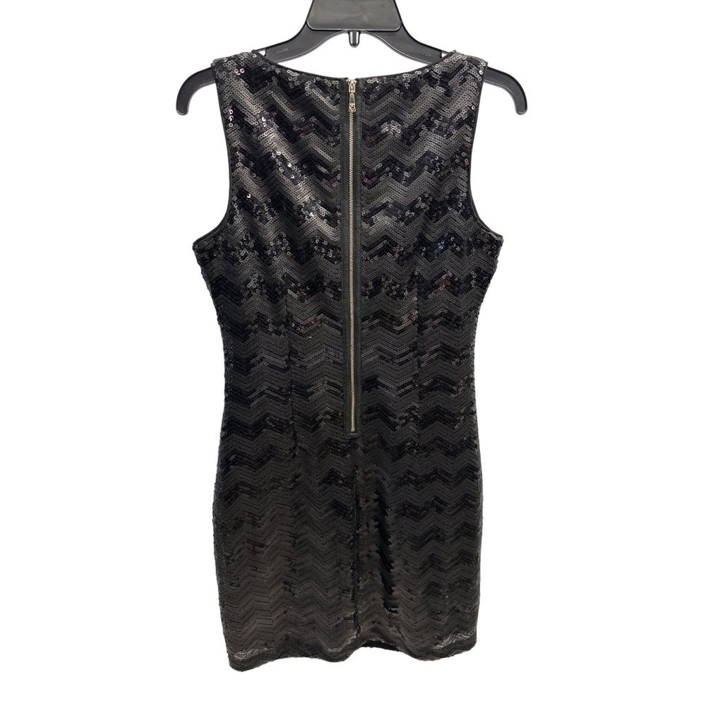 Guess Black Sequin Chevron Pattern Sleeveless Bod… - image 3